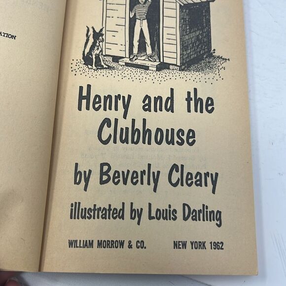 Henry and the Clubhouse by Beverly Clearly Paperback - Picture 3 of 7